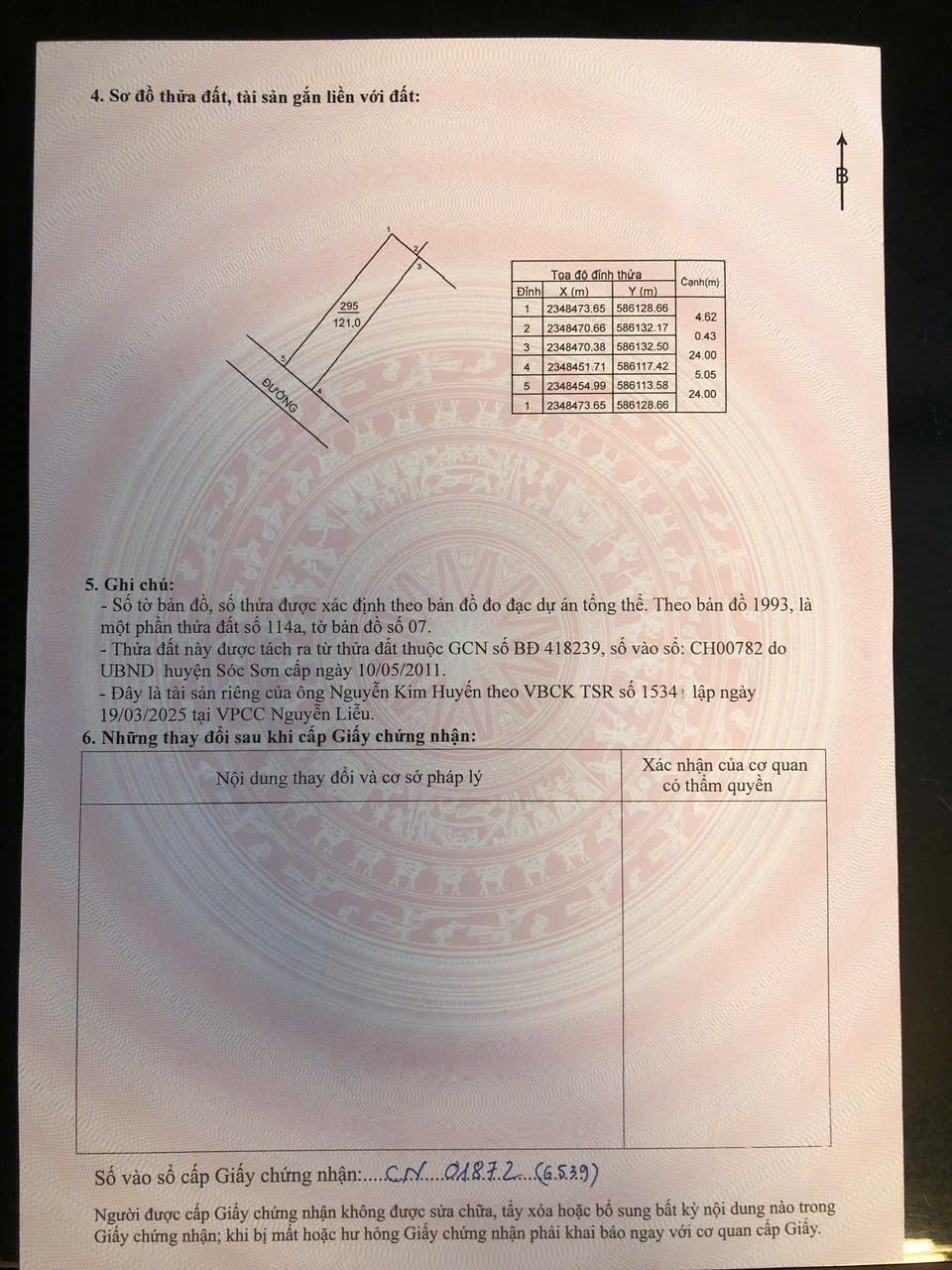 Bán đất tặng nhà