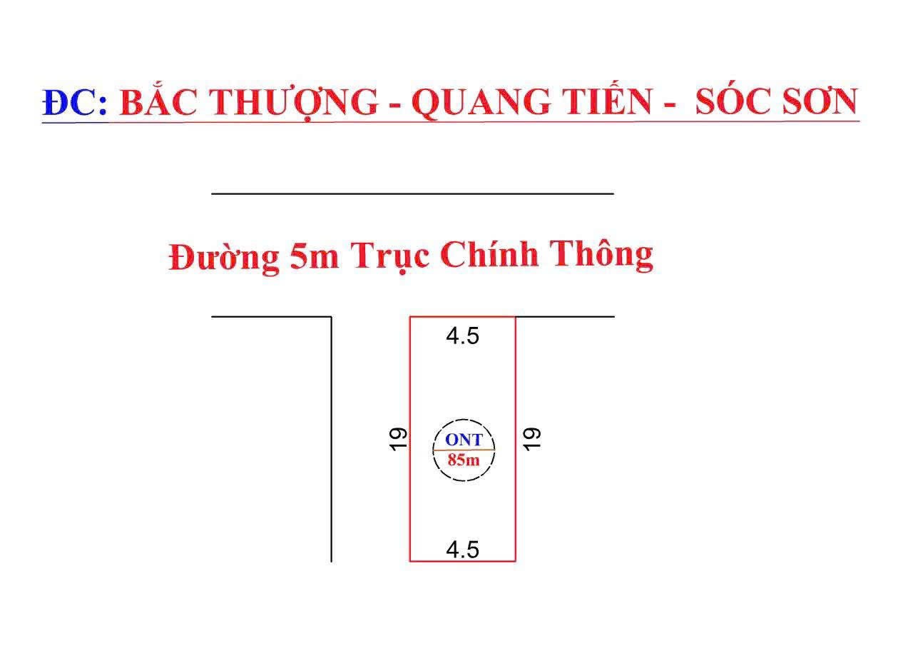 Bán siêu phẩm 2mt quang tiến sóc sơn