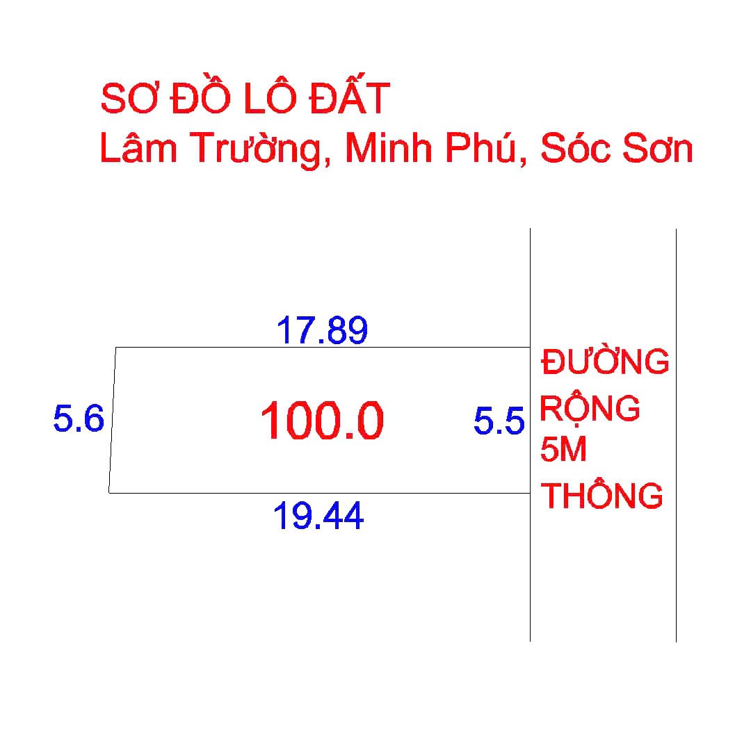 Bán lô đất siêu đẹp tại minh phú sóc sơn