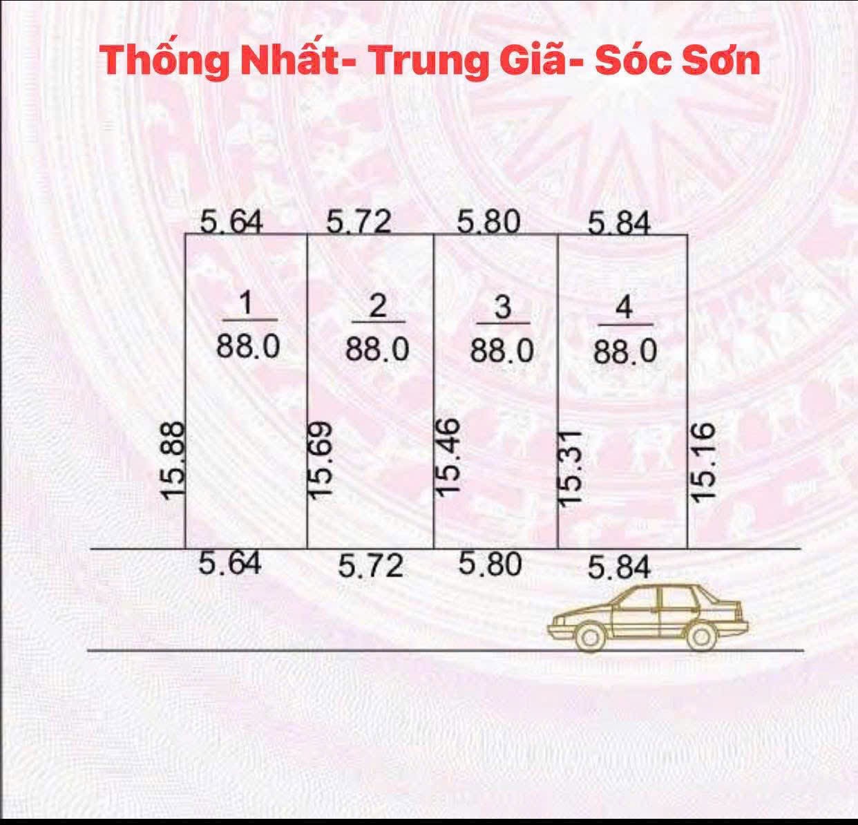 88m đất đẹp giá rẻ nhất trung giã