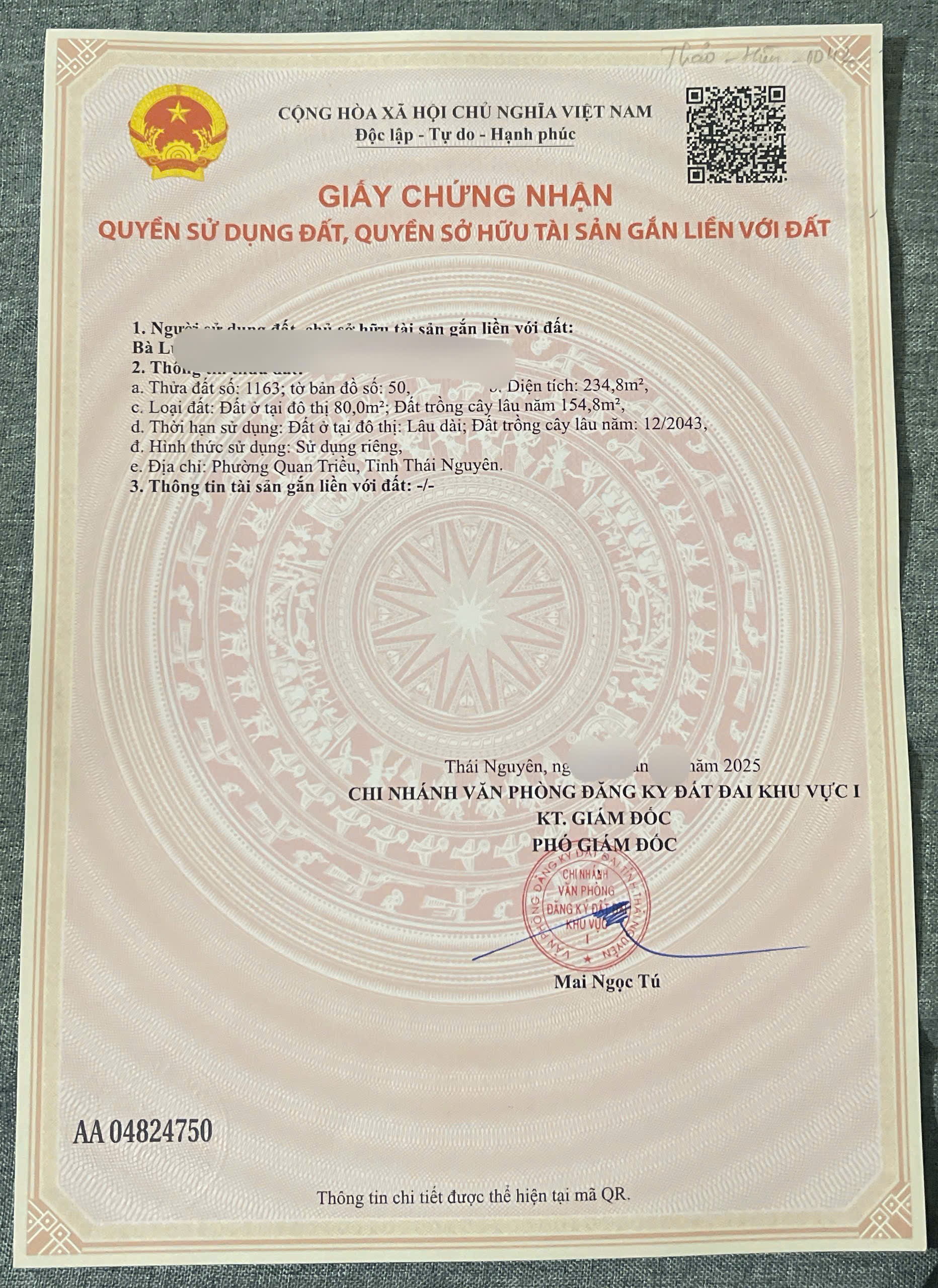 234m2 Sơn Cẩm